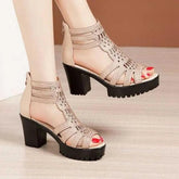 Gladiator High Heels Women&