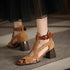 Gladiator Sandals High Heels - Women&