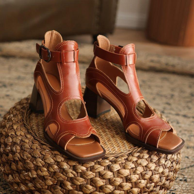 Gladiator Sandals High Heels Women s Casual Shoes AZ232 Touchy