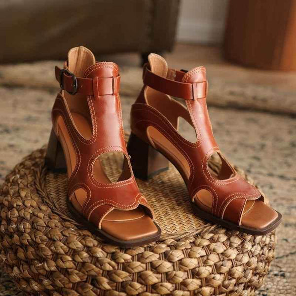 Gladiator Sandals High Heels Women s Casual Shoes AZ232 Touchy Style