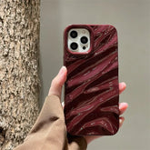 Glossy Silk Texture Pattern - Cute Phone Cases for iPhone 14, 13, 11, 12 Pro Max, 14 Pro, and 14 Plus - Touchy Style