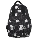 GM1242 Girl Cartoon Printing Cool Backpack: Travel School Nylon - Touchy Style .