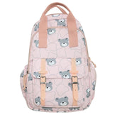 GM1242 Girl Cartoon Printing Cool Backpack: Travel School Nylon - Touchy Style .