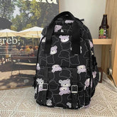 GM1242 Girl Cartoon Printing Cool Backpack: Travel School Nylon - Touchy Style .