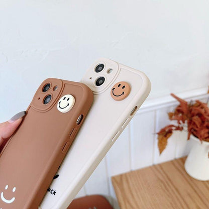 Good Luck Smiley Cute Phone Case For iPhone 11 13 12 Pro Max XS XR X - Touchy Style