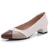 GQ238 Fashion Pumps - Mixed Colors Leather Heels Casual Shoes - Touchy Style