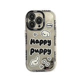 Graffiti Puppy - Cute Phone Case JCPC For iPhone 15, 14, 13, 11, 12 Pro Max, XS, XR, X, and 15 Plus - Touchy Style .