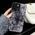 Gray Flowers Pattern - Cute Phone Case For iPhone 15, 14, 13, 12, 11 Pro Max, 7, 8 Plus X XS XR - Touchy Style