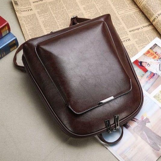 Fashion Men's Shoulder Bag High Capacity Pu Leather Crossbody Bag