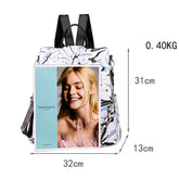 GZ229 Fashion Oxford Cool Waterproof Backpack for School and Travel - Touchy Style .