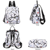 GZ229 Fashion Oxford Cool Waterproof Backpack for School and Travel - Touchy Style .