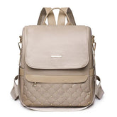 GZ235 Fashion Soft Leather Cool Backpack for Teenage Girls School - Touchy Style .