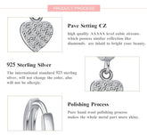 GZ243 - Solid 925 Sterling Silver Hearts Stars Dangle Earrings - Charm Jewelry - Touchy Style .