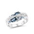 GZ258 - Shimmering Blue Spinel 925 Sterling Silver Ring - Charm Jewelry - Touchy Style