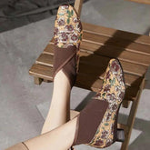 Handmade Embroidery Leather Boots: AZ308 Women&