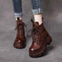 Handmade Leather Ankle Boots: TJ333 Women&