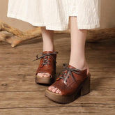 Handmade Leather Mules: LZ311 Women&