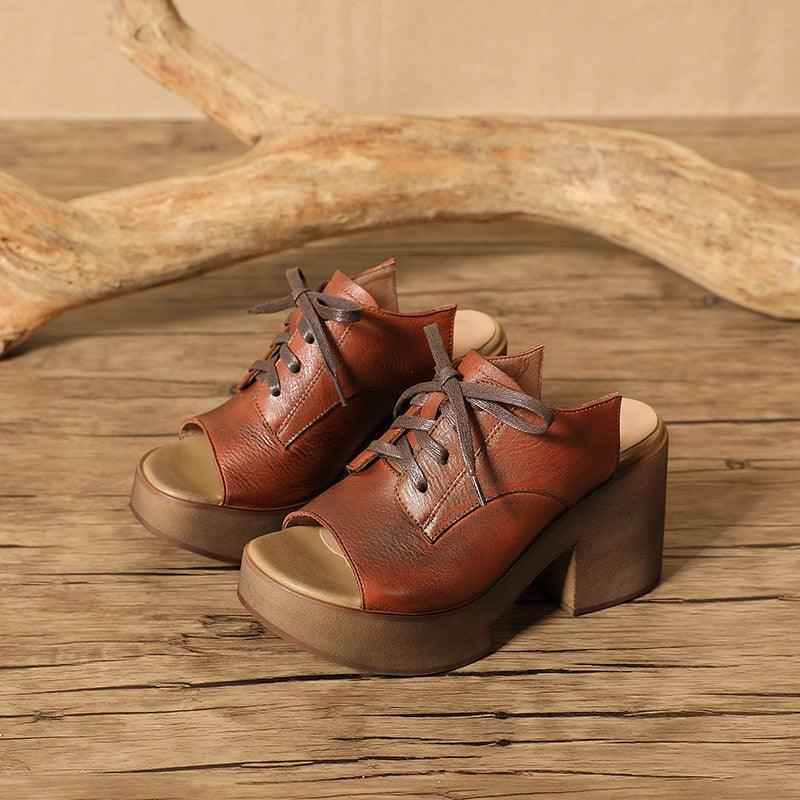 Handmade sales leather mules