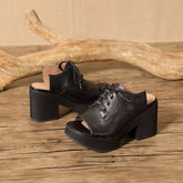 Handmade Leather Mules: LZ311 Women&