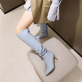 Handmade Over The Knee High Heel Boots Women&