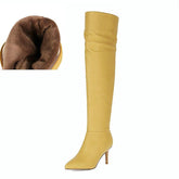 Handmade Over The Knee High Heel Boots Women&