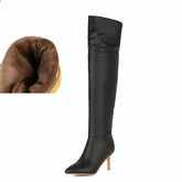 Handmade Over The Knee High Heel Boots Women&