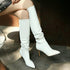 Handmade Over The Knee High Heel Boots Women&