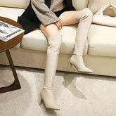 Handmade Over The Knee High Heel Boots Women&