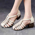 Handmade Retro Leather Sandals - TSS116 Women&