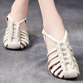 Handmade Retro Leather Sandals - TSS116 Women&