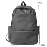 High-Quality Leather School Bags - Large Capacity Cool Backpack QC336 - Touchy Style