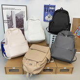 High-Quality Leather School Bags - Large Capacity Cool Backpack QC336 - Touchy Style