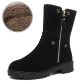 High-Quality Suede Leather Boot Women&