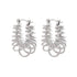 Hoop Earrings Charm Jewelry - Round Hollow Geometric - YH1591A - Touchy Style