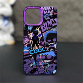 Human Skeleton Pattern Cute Phone Case for iPhone 15, 14 Pro Max, 13, 12, 11, XR, XS, X, and Mini - Touchy Style .