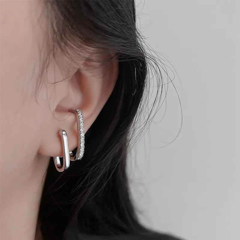 Irregular U-shaped Earrings Charm Jewelry XYS0240 Unusual Accessories - Touchy Style