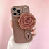 JBCPC1021 Cute Phone Case for Galaxy S23 Ultra, A54, A14, A24, A34, 53, 52, M54, M14, M34, S22, S21 FE, or S20 Plus - 3D Rose Hand Band - Touchy Style