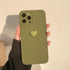 Korean 3D Heart Soft Cute Phone Cases For iPhone 14 13 12 11 Pro Max XS X XR 7 8 Plus SE - Touchy Style