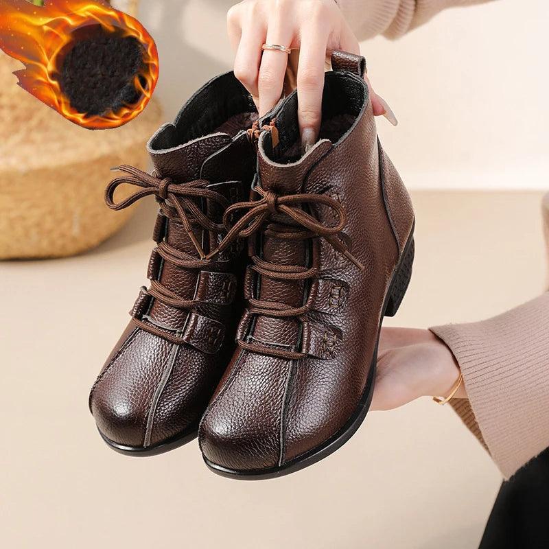 Binggong Women's Winter Shoes Lined Boots Elegant Ankle Boots Women Ankle  Boots Non-Slip Winter Boots Flat Ankle Boots Lightweight Comfortable Winter  Boots Warm Women's Shoes : Amazon.co.uk: Fashion