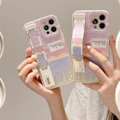 Landscape Painting Cute Phone Cases for iPhone 13, 14 Pro, 12, 11, XS Max, X, XR, 7, 8 Plus - Touchy Style