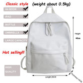 Large Capacity Leather School Bags - Teenager Cool Backpack WV1248 - Touchy Style