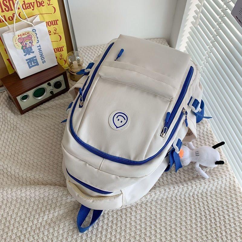 Large Cool College Backpack - Nylon Fashion Leisure Bag - Laptop Backpack RC330 - Touchy Style