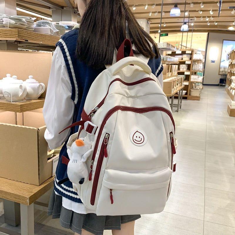 Large Cool College Backpack - Nylon Fashion Leisure Bag - Laptop Backpack RC330 - Touchy Style