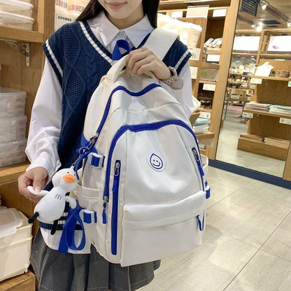 Large Cool College Backpack - Nylon Fashion Leisure Bag - Laptop Backpack RC330 - Touchy Style