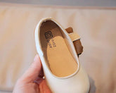 Leather Casual Shoes for Children Girls - Triangular Patch - G06042 - Touchy Style