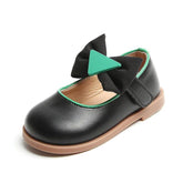 Leather Casual Shoes for Children Girls - Triangular Patch - G06042 - Touchy Style