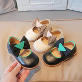 Leather Casual Shoes for Children Girls - Triangular Patch - G06042 - Touchy Style