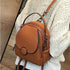 Leather Cool Backpack Mini Soft Touch Multi-Function Small Backpack - Touchy Style