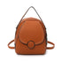 Leather Cool Backpack Mini Soft Touch Multi-Function Small Backpack - Touchy Style