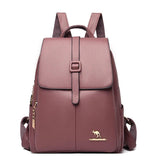 Leather Cool Backpacks GCBV00 Shoulder Bag Travel Ladies School Bags for Teenage Girls - Touchy Style